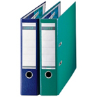 Leitz Plastic Lever Arch File PP 80mm Turquoise ringband A4