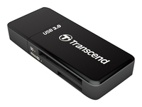 Transcend RDF5 czytnik kart USB 3.2 Gen 1 (3.1 Gen 1) Type-A Czarny