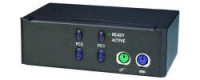 MCL Commutateurs auto, 2 UC PS2 / 1 Console PS2 + son et cables Tastatur/Video/Maus (KVM)-Switch Schwarz