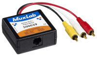 MuxLab 500039 Audio-/Video-Leistungsverstärker Schwarz