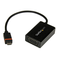 StarTech.com SLMPT2VGA adapter kablowy 0,1 m Czarny