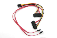 Supermicro CBL-SAST-0529 tussenstuk voor kabels 2x SAS 29-pin 2x SATA+8-pin Zwart, Rood, Geel