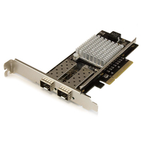 StarTech.com 2 Port 10G LWL Netzwerkkarte mit offenem SFP+ - PCIe, Intel Chip