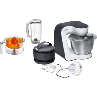 Bosch MUM5 Start Line universal Küchenmaschine 800 W 3,9 l Orange, Silber, Transparent, Weiß