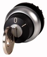 Eaton M22-WS villanykapcsoló Kulcsos kapcsoló Fekete, Ezüst