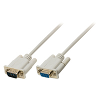 Valueline VLCP52010I05 Paralleles Kabel Elfenbein 0,5 m
