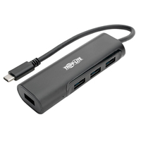 Tripp Lite Hub USB 3.1 de 4 Puertos, 4x USB-A, Thunderbolt—Negro
