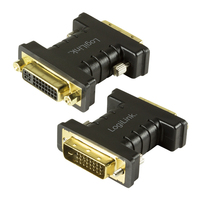 LogiLink AD0018 cable gender changer DVI Black