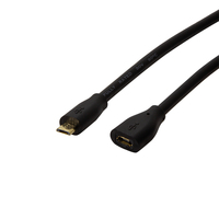 LogiLink CU0125 câble USB 5 m USB 2.0 Micro-USB B Noir