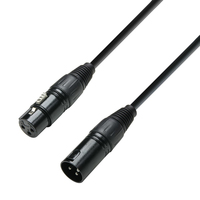 adam hall K3DMF3000 câble audio 30 m XLR Noir
