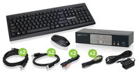 iogear GCS1932-KM switch per keyboard-video-mouse (kvm) Nero