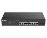 D-Link DGS-1100-10MPV2 Managed L2 Gigabit Ethernet (10/100/1000) Power over Ethernet (PoE) 1U Schwarz