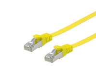 Equip Cat.6A U/FTP Flat Patch Cable, 5.0m, Yellow