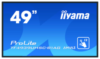 iiyama ProLite TF4939UHSC-B1AG Computerbildschirm 124,5 cm (49") 3840 x 2160 Pixel 4K Ultra HD LED Touchscreen Multi-Nutzer Schwarz