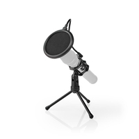 Nedis MPST00BK support pour microphone Pied de micro pour bureau