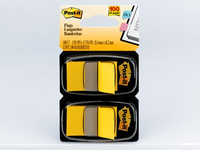 Post-It Flags, Yellow, 1 in Wide, 50/Dispenser, 2 Dispensers/Pack Selbstklebende Fahne 50 Blätter