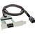 InLine SAS HD LP PCI Slotblech m. Kabel, ext. SFF-8088 auf int. SFF-8643, 0,75m
