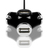 Axagon HUE-X3B hub & concentrateur USB 2.0 480 Mbit/s Noir