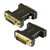 LogiLink AD0018 cambiador de género para cable DVI Negro