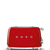 Smeg TSF03RDEU Toaster 4 Scheibe(n) 2000 W Rot