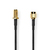 Nedis CSGL02010BK50 cable coaxial 5 m SMA Negro