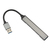 4smarts 456909 Schnittstellen-Hub USB 3.2 Gen 1 (3.1 Gen 1) Type-A 5000 Mbit/s Grau