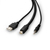Belkin F1DN1CCBL-MP6t Tastatur/Video/Maus (KVM)-Kabel Schwarz 1,8 m