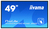 iiyama ProLite TF4939UHSC-B1AG pantalla para PC 124,5 cm (49") 3840 x 2160 Pixeles 4K Ultra HD LED Pantalla táctil Multi-usuario Negro