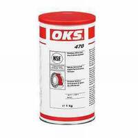 OKS 470, weißes Allround-Hochleistungsfett à 1 kg für die Lebensmitteltechnik LGA, -30°bis +120°C