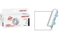 METO Étiquette pour étiqueteuse de prix, 29 x 28 mm, blanc (7180055)