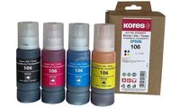 Kores Multi-Pack Tintenflasche G1644KIT ersetzt EPSON 106 (13010294)