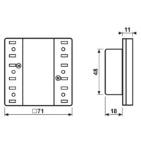 JUNG LS 5073 RF TSM KNX RF TASTERMODULE LS990 3-V