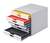 Durable VARICOLOR MIX Desktop Organiser 10 Drawer Colour Coded Storage | A4+