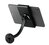 Durable TOUGH Anti-Theft Lock Goose Neck Tablet Holder Wall/Table Mount | Black