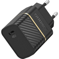 OtterBox EU Wall Charger 45W GaN - 1X USB-C 45W USB-PD Schwarz - Ladegerät für Mobilgeräte / Netzteil mit Schnellladefunktion