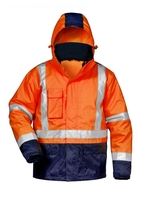 UDO 3in1 Warnschutzjacke Orange/Marine 23503 Gr.M SAFESTYLE®, EN ISO 20471/3