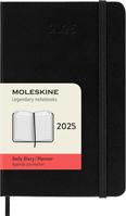 MOLESKINE Agenda Classic Pocket 2025 056999270193 1T/1S schwarz HC 9x14cm