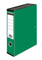 ValueX Box File Paper on Board Foolscap 50mm Spine Width Clip Closure Green (Pack 10)