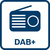Artikeldetailsicht BOSCH BOSCH Baustellen-Digitalradio GPB 18V-2 SC DAB+, Bluetooth⌐, FM und AUX, ohne Akku