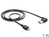 Anschlusskabel USB 2.0 EASY Stecker A an mini Stecker, gewinkelt, schwarz, 1m, Delock® [83378]