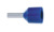 Isolierte Aderendhülse, 16 mm², 25.5 mm/12 mm lang, blau, 61746507