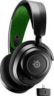 Steelseries Arctis Nova 7X Gamer Over Ear headset Bluetooth®, Rádiójel vezérlésű Stereo Fekete, Zöld mikrofon zajelnyomás Headset, Hangerő szabályozás,