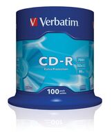 CD-R 52X Extra Protect. 700MB 100 Pack Lege cd's