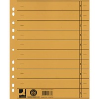 Trennblatt, A4, 100 Stück, gelb Q-CONNECT KF02787
