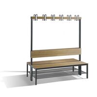 BASIC PLUS cloakroom bench, double sided
