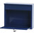 Buzón, con techo recto, HxAxP 320 x 360 x 100 mm, chapa de acero, con recubrimiento en polvo, azul RAL 5005.