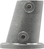 Rohrverbinder | Fußplatte oval 3-11° Neigung | 152D48 | 48,3 mm | 1 1/2" | Temperguss u. Elektrogalvanisiert