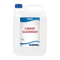 Cleenol Cabinet Glasswasher Detergent Caustic Alkali Free Cleaner 5L - Pack of 2