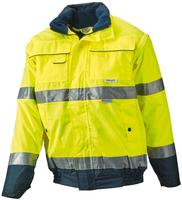 Warnjacke Comfort, Gr. 2XL, gelb/marine, FORMAT