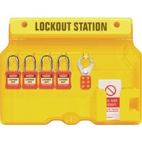 Small premium lockout station